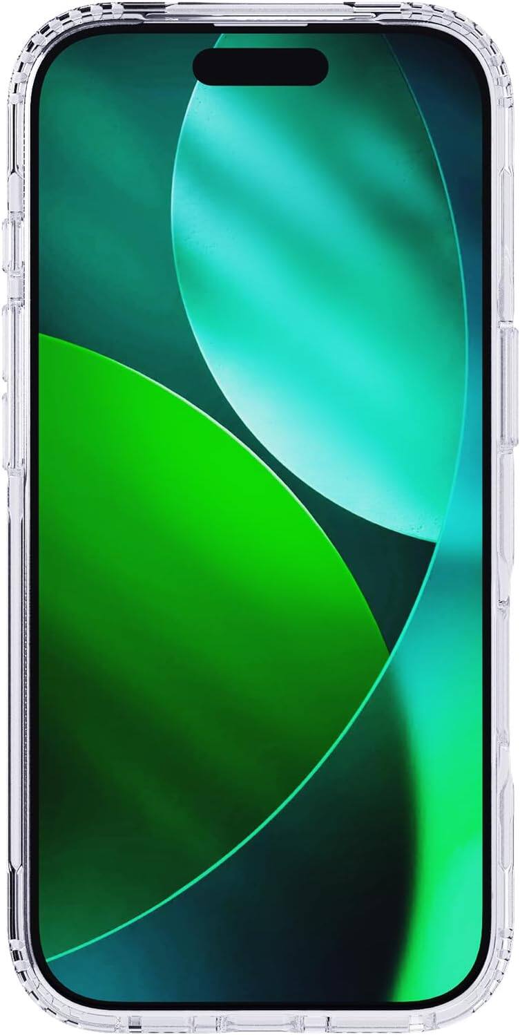 Angle. Tech21 - Tech21 EVC-17 ( iPhone 6.3" (2025) MagSafe ) Evo Clear - Clear.