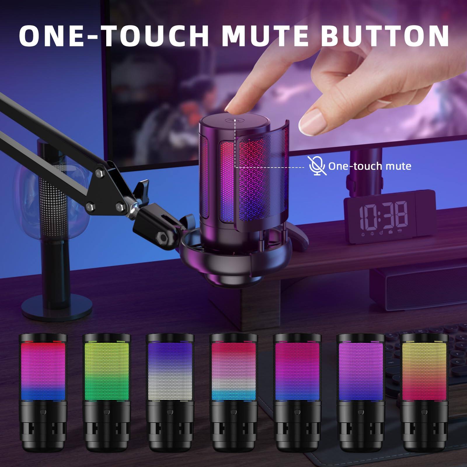 ONE-TOUCH MUTE BUTTON

One-touch mute

10:38