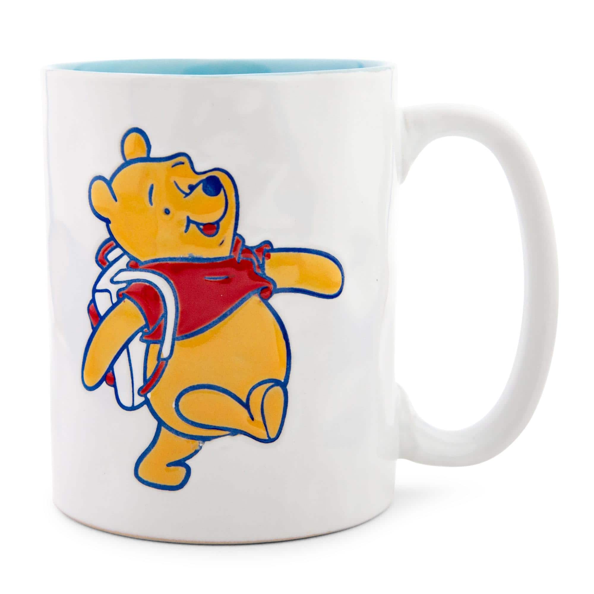 "Disney - Winnie the Pooh ""Adventure Awaits"" Pottery Ceramic Mug | Holds 16 Ounces - White" price history on PriceWatchPro
