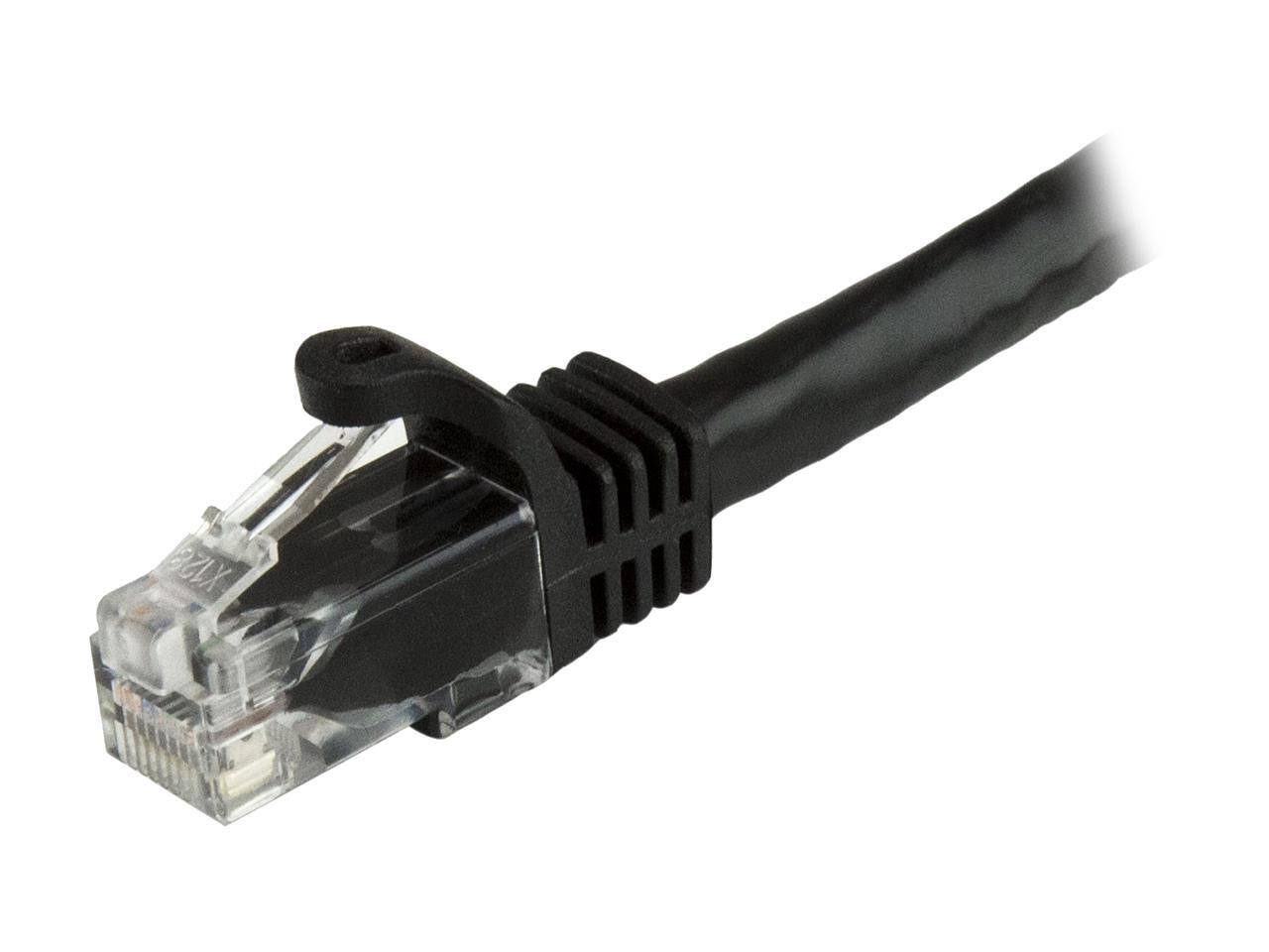 Alt View 1. StarTech.com - StarTech N6PATCH1BK Cat6 1 ft. Black Ethernet Cable.