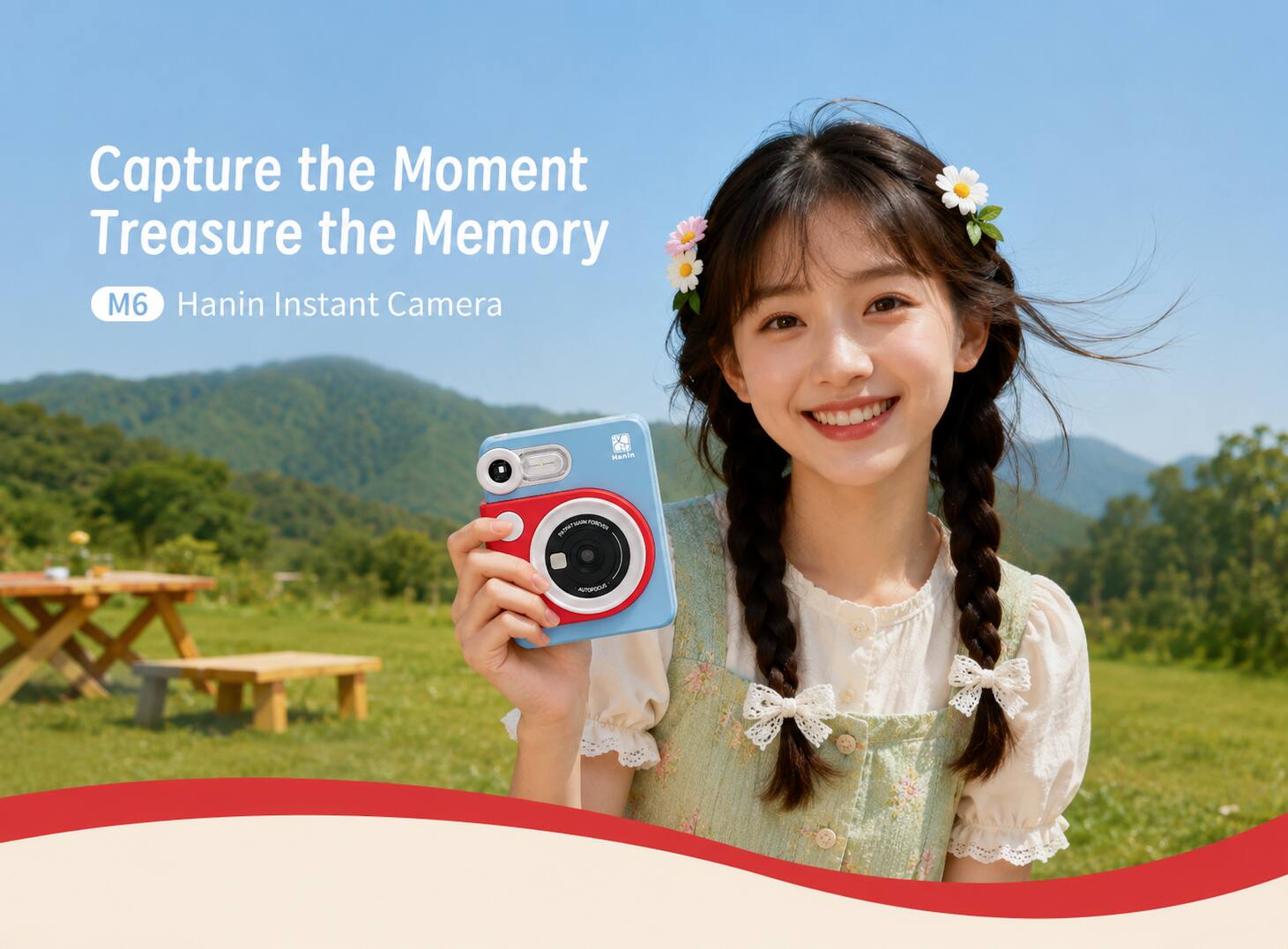 Capture the Moment Treasure the Memory  
M6 Hanin Instant Camera