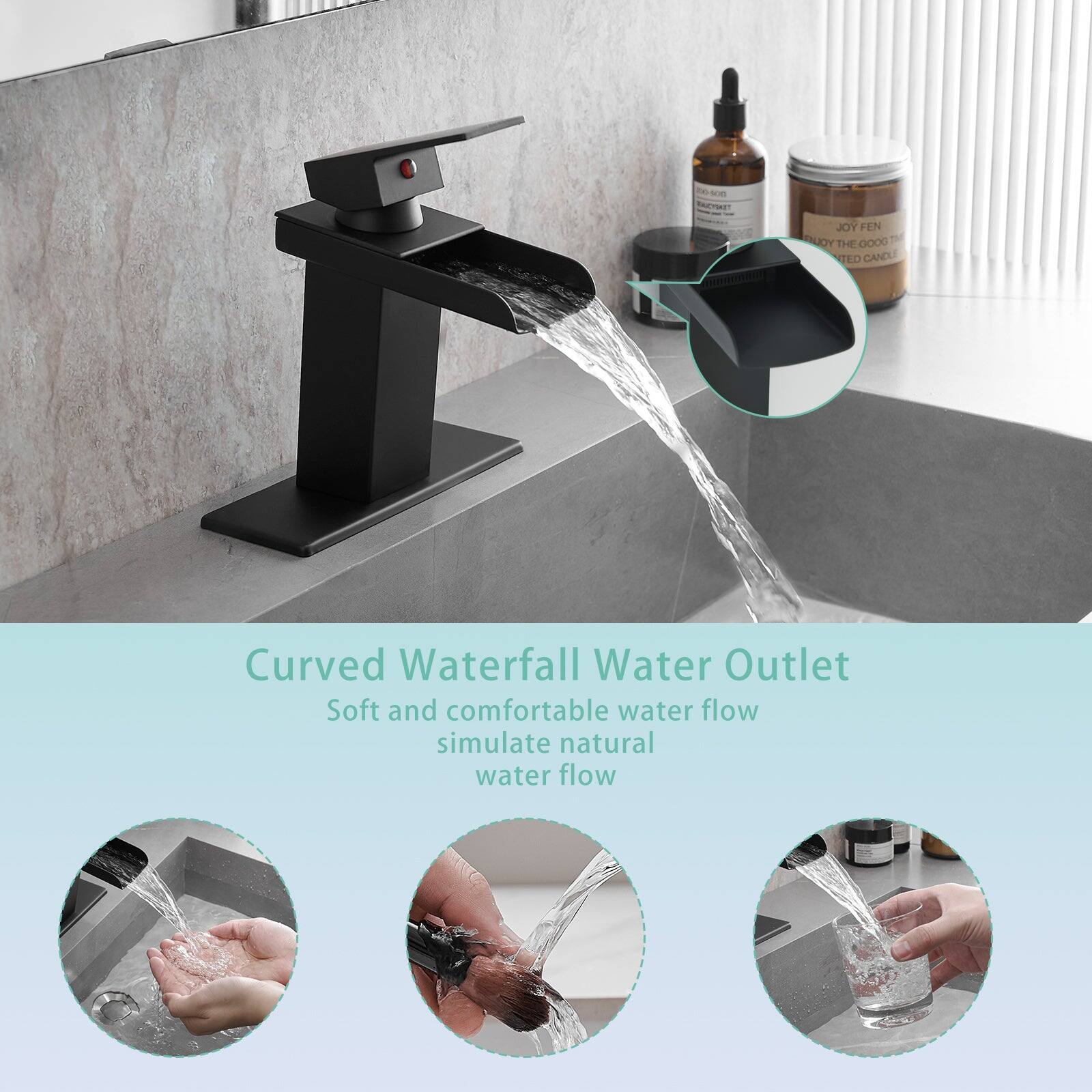 Curved Waterfall Water Outlet

Soft and comfortable water flow simulate natural water flow