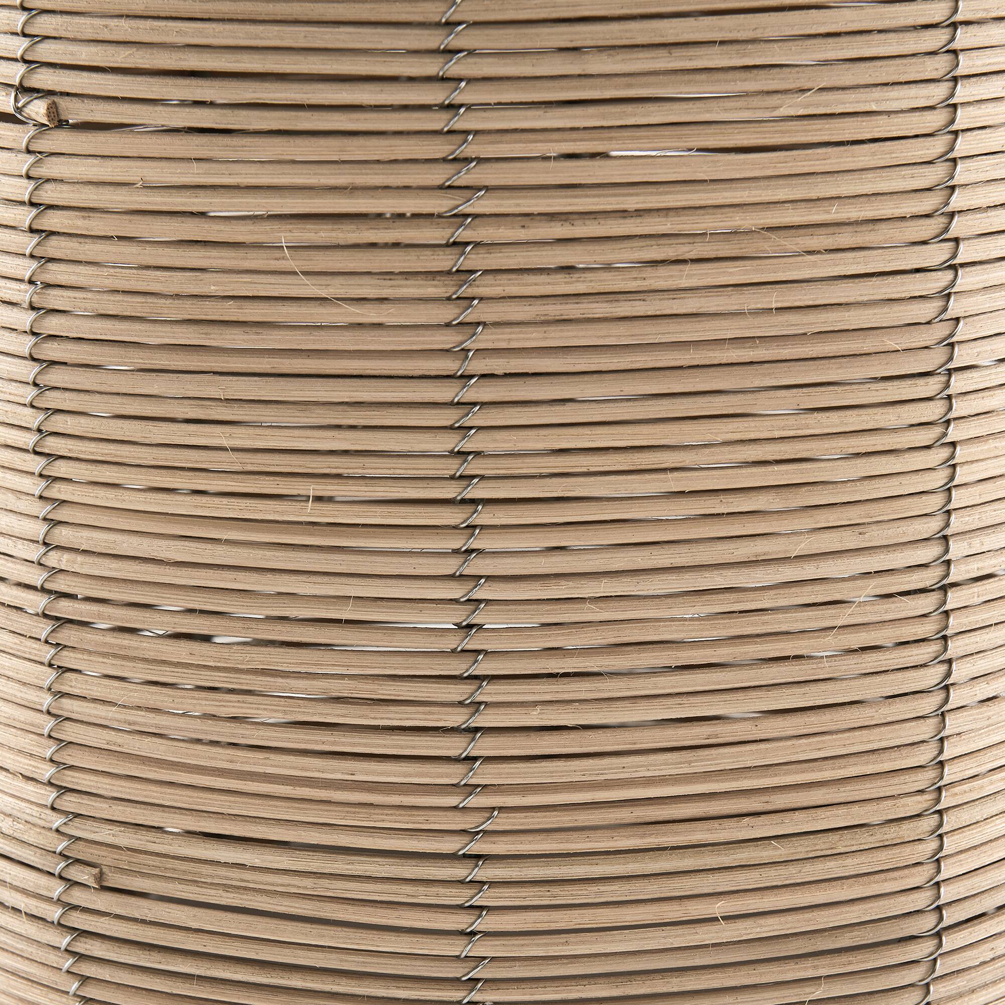 Alt View 13. Hudson&Canal - Jolina Table Lamp - Natural Rattan/Brass.