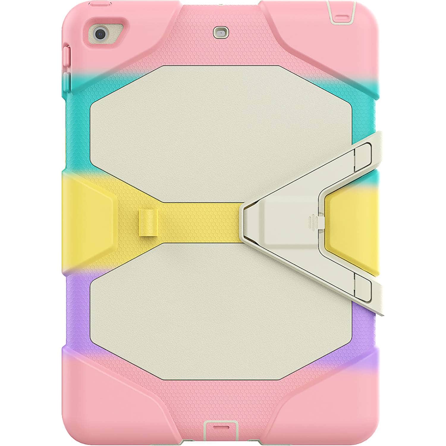 Front. SaharaCase - SpLaSh Series Case for Apple iPad 10.2 (7th, 8th and 9th Gen 2021) - Pink.