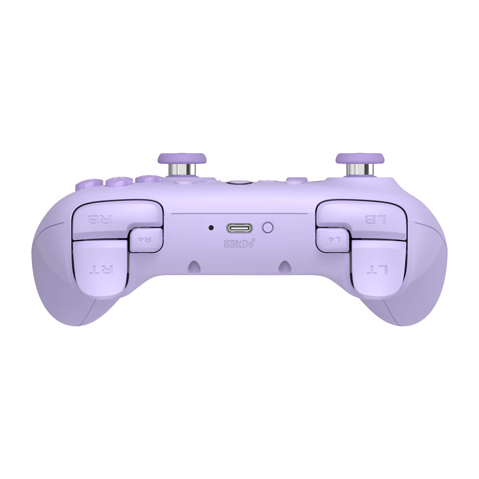 Left. 8BitDo - Ultimate 2C Wireless Controller for Android and Windows with Hall Effect Joysticks - Purple.
