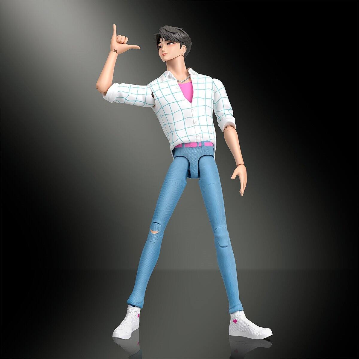 Back. Mattel - KPop Demon Hunters Saja Boys Jinu Soda Pop Action Figure.