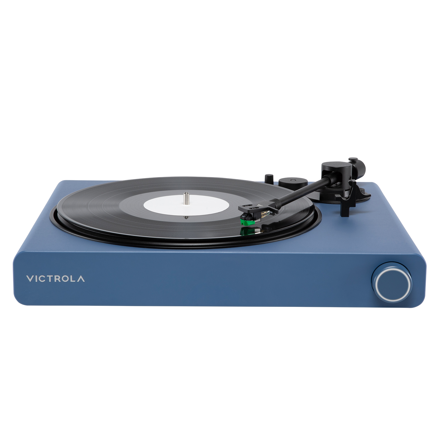 Front. Victrola - Victrola Stream Onyx – Wi-Fi and Bluetooth Turntable (Works with Sonos) - Blue.