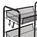 Alt View 12. Honey-Can-Do - 5-Tier Rolling Storage Cart on Wheels - Black.