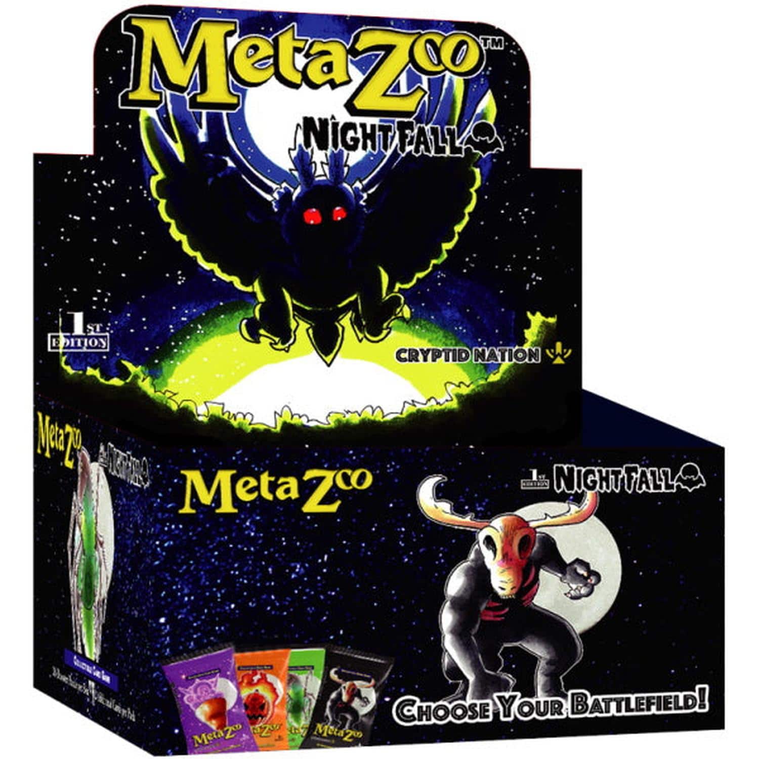 MetaZoo games - MetaZoo: Cryptid Nation TCG - Nightfall Booster Box Alpha 1st Edition - 36 Packs price history on PriceWatchPro