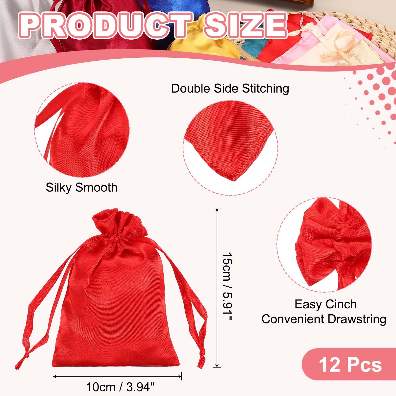 PRODUCT SIZE

Double Side Stitching

Silky Smooth

15cm / 5.91"

Easy Cinch Convenient Drawstring

10cm / 3.94"

12 Pcs