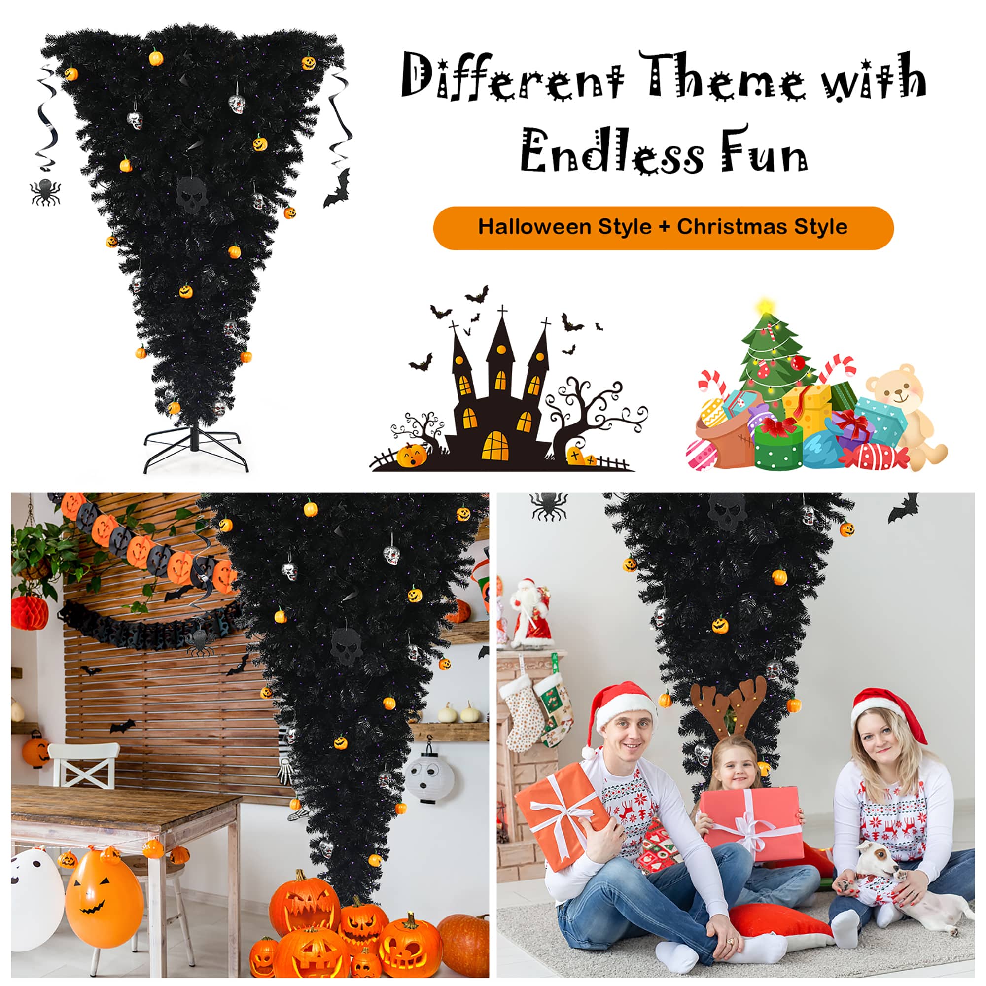 Different Theme with Endless Fun Halloween Style + Christmas Style