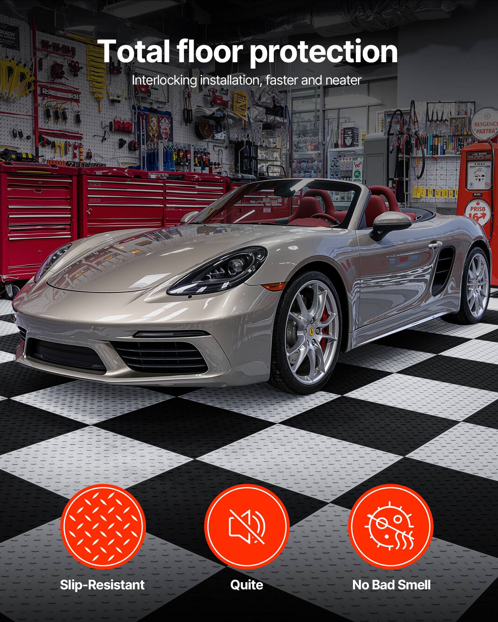 KACH 10-10 1 Total floor protection Interlocking installation, faster and neater  
RESGENC PARTRA - - 11 PRISS 16 Slip-Resistant Quite No Bad Smell