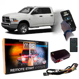 MPC - SmartPhone Activated Remote Start For 2011-2012 RAM 3500 - Plug & Play - Black