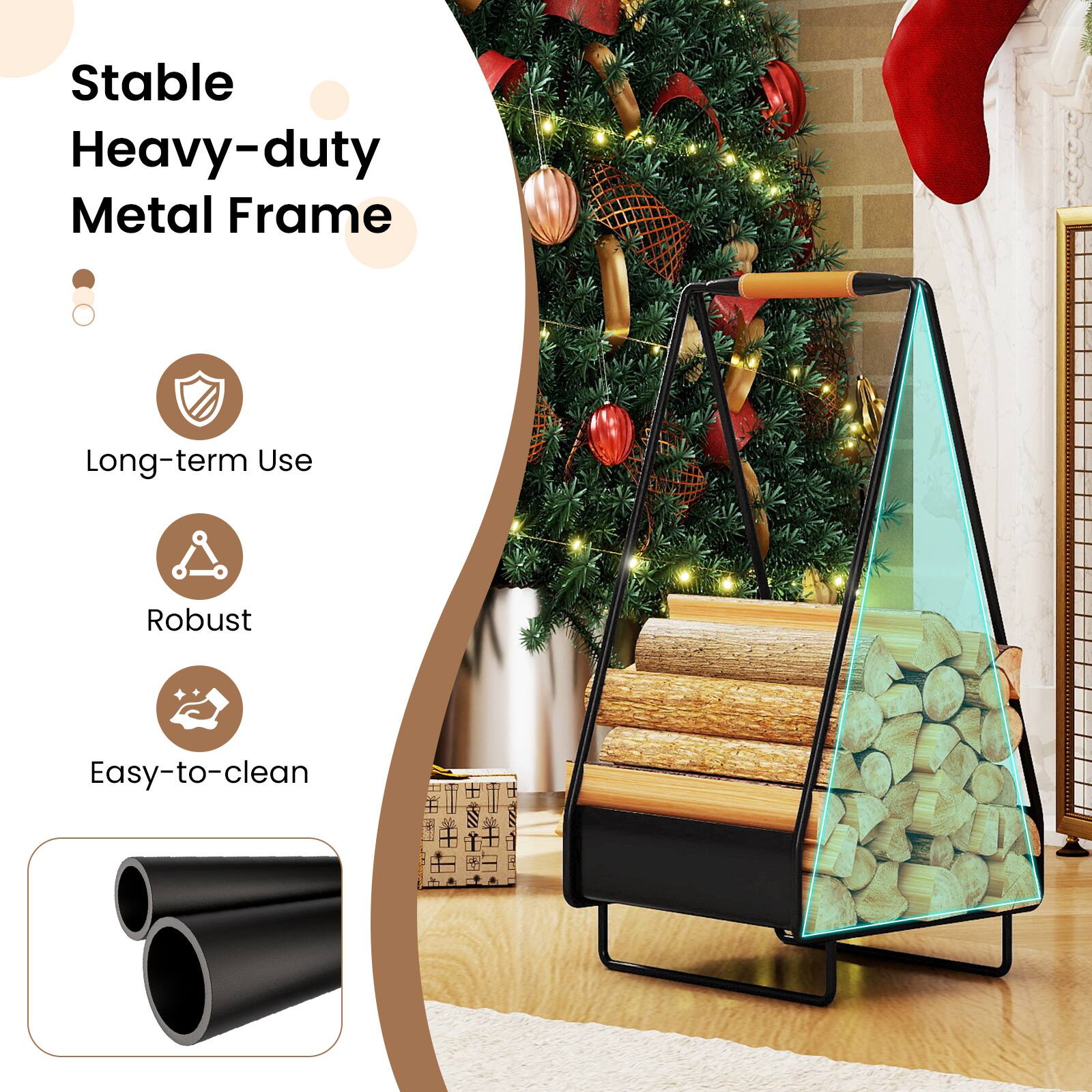 Stable Heavy-duty Metal Frame  
- Long-term Use  
- Robust  
- Easy-to-clean