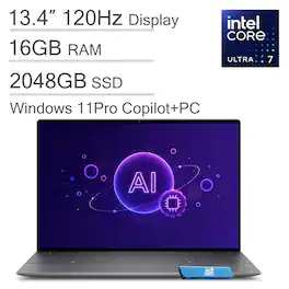 Dell - Upgraded - XPS 13 - 9350 13.4'' FHD+ AI PC Laptop - Copilot+ PC - Intel Core Ultra 7 256V - 16GB Memory - 2TB Storage - Win11Pro - Graphite