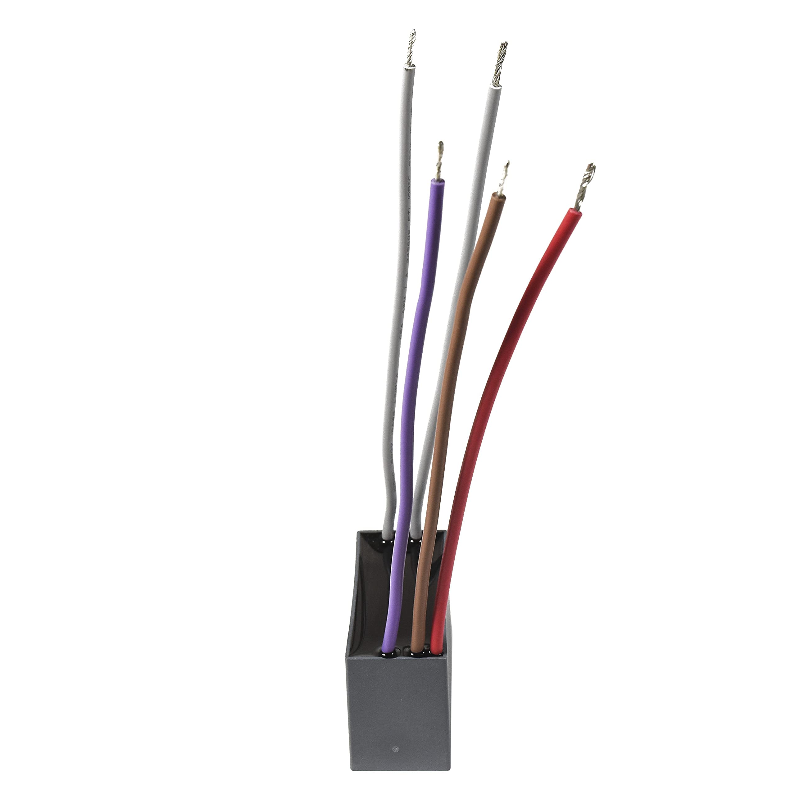 Alt View 2. HQRP - Ceiling Fan Motor Capacitor 4.5-5-6 uF 5-Wire for Harbor Breeze CBB61.