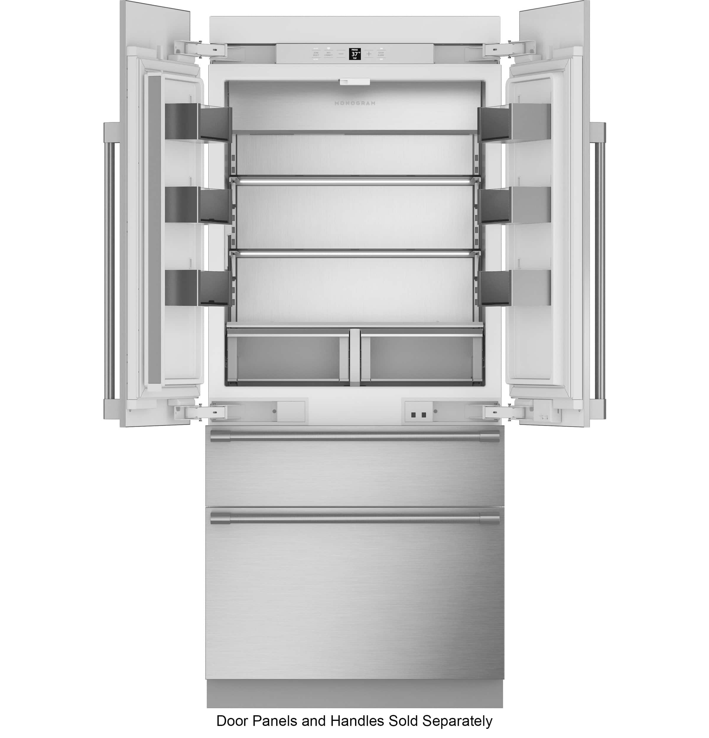 The text on the image reads "Door Panels and Handles Sold Separately."