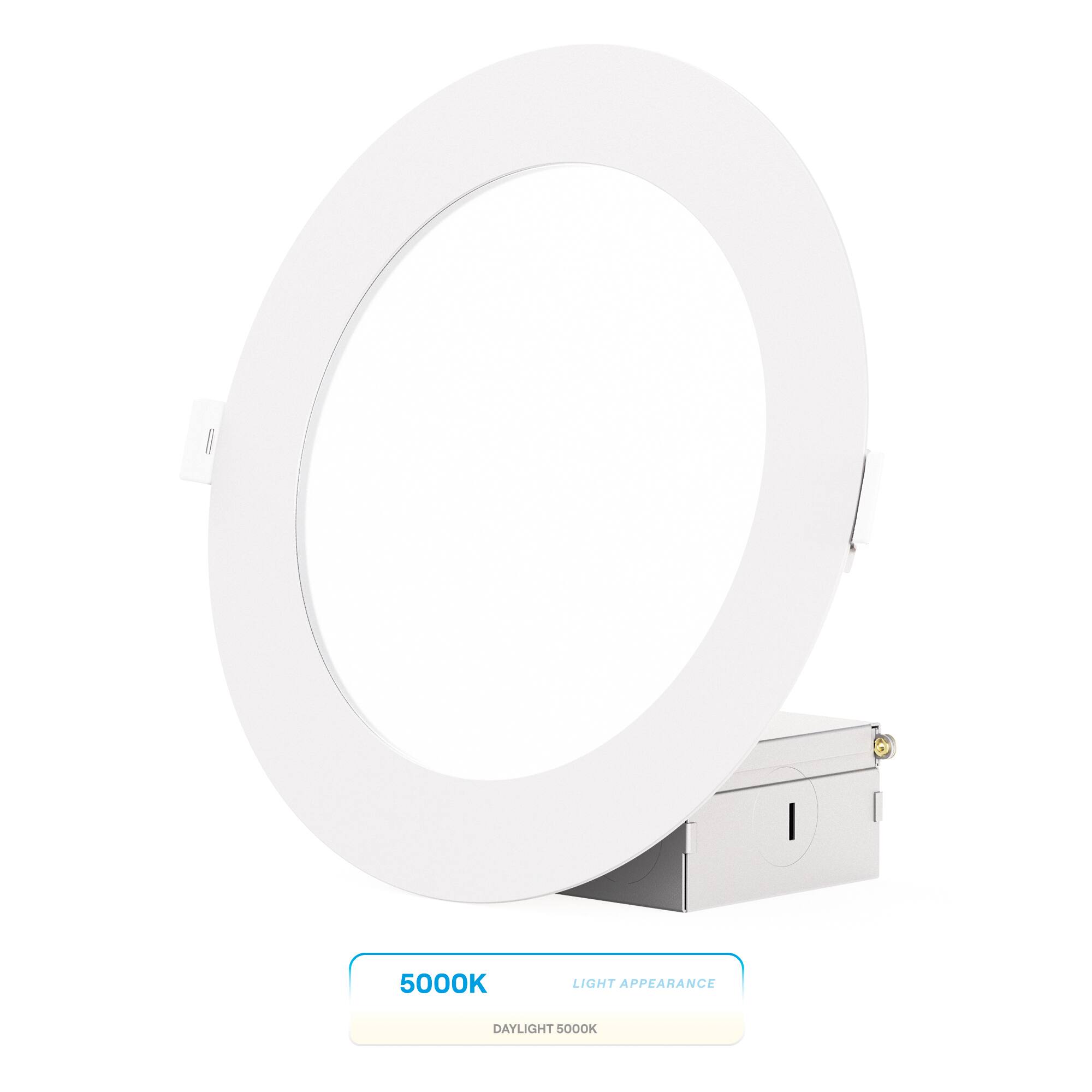Infibrite - 6 In. Ultra-Thin Recessed LED Downlight 12W 1050LM Daylight Wet Rated, Triac Dimmable 12-Pack - White price history on PriceWatchPro