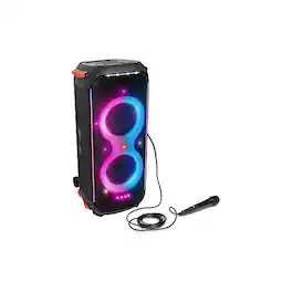 JBL - Partybox 710 Portable Bluetooth Speaker Bundle with PBM100 Wireless Microphone - Black