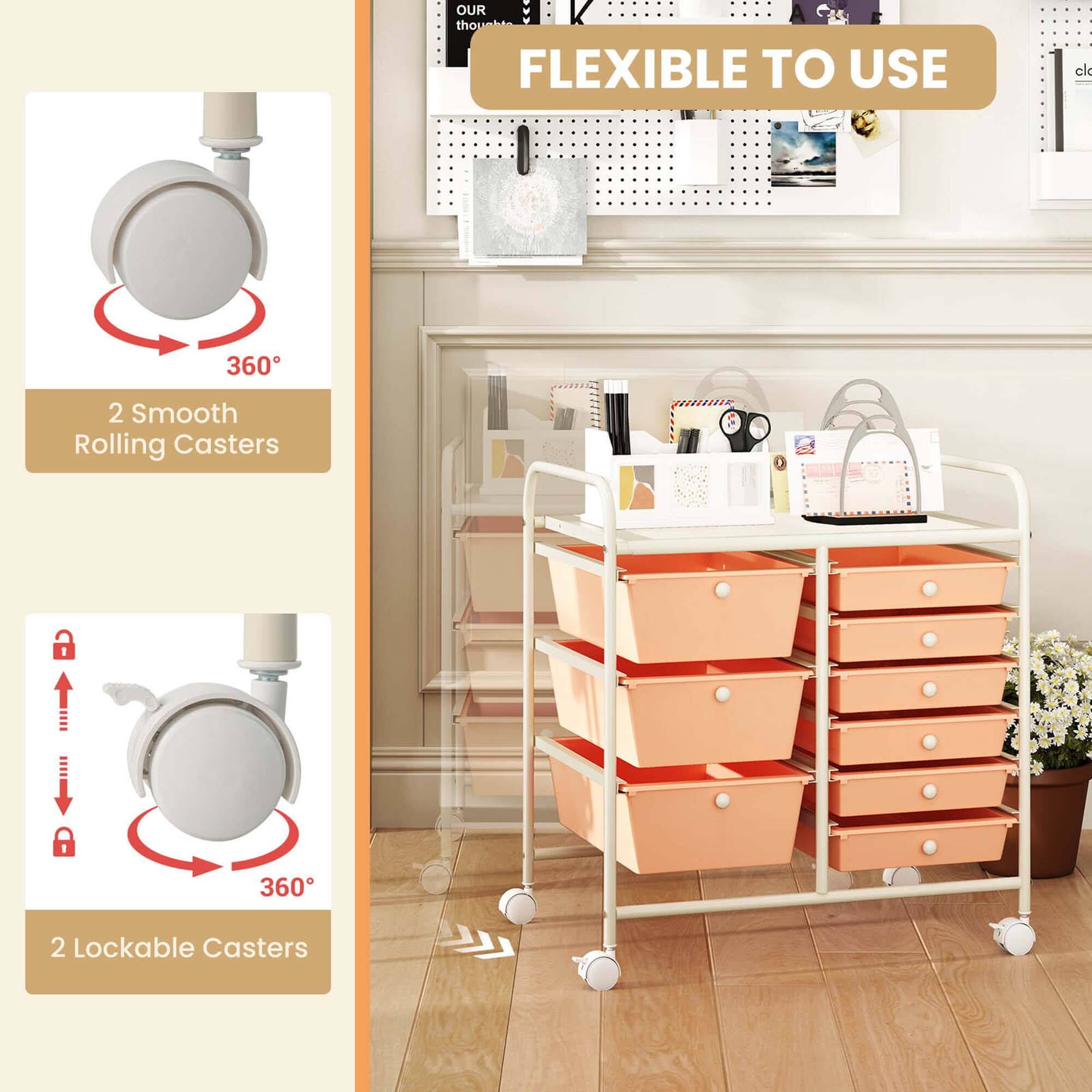 OUR thoughts

FLEXIBLE TO USE

2 Smooth Rolling Casters

2 Lockable Casters