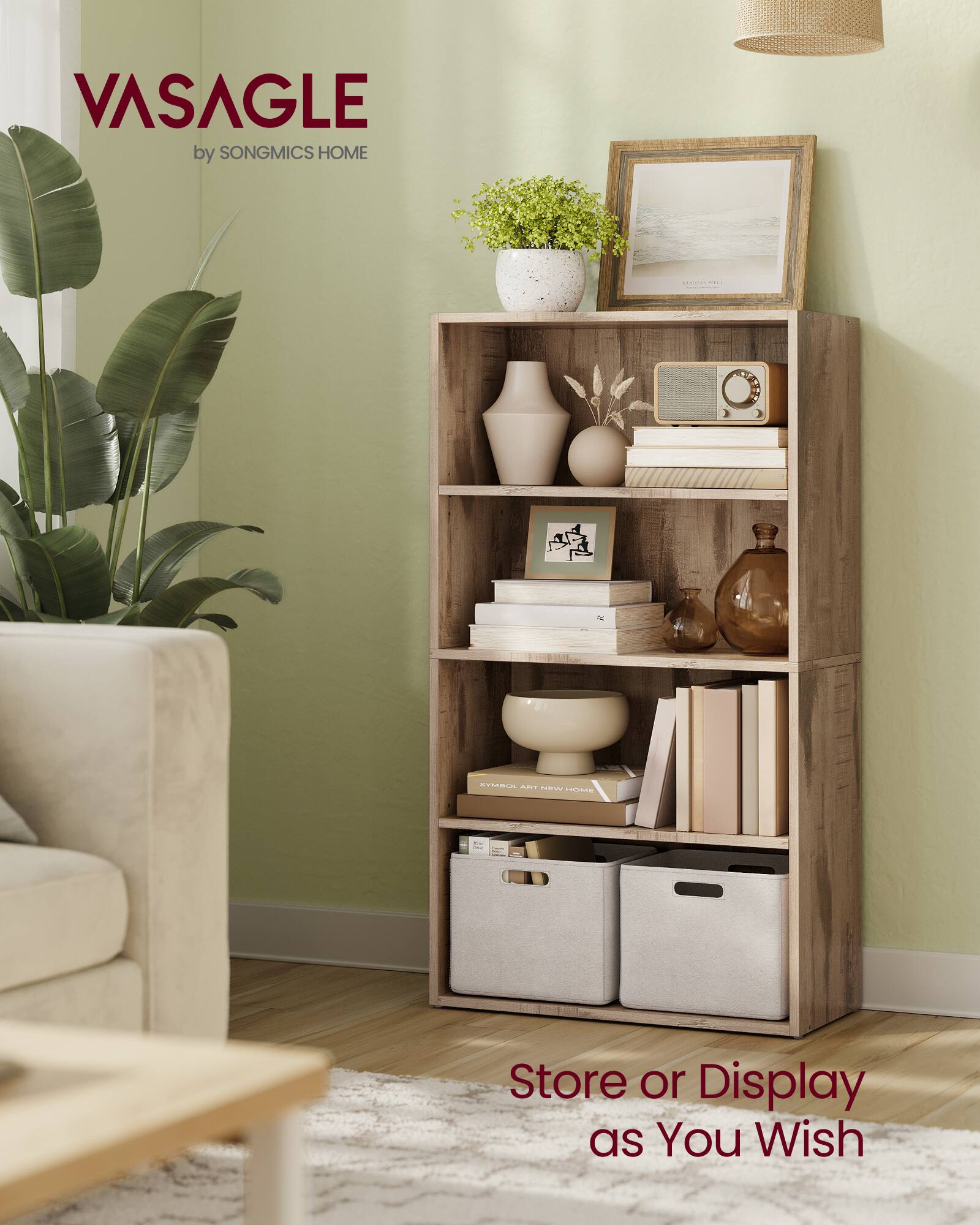 VASAGLE by SONGMICS HOME

Store or Display as You Wish