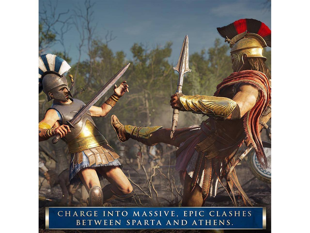 CHARGE INTO MASSIVE, EPIC CLASHES BETWEEN SPARTA AND ATHENS.