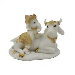 FC Design - 4.75"W Ganesh Sitting Figurine Statue Office Desk Tabletop Home Decor Gift - Multi-Color