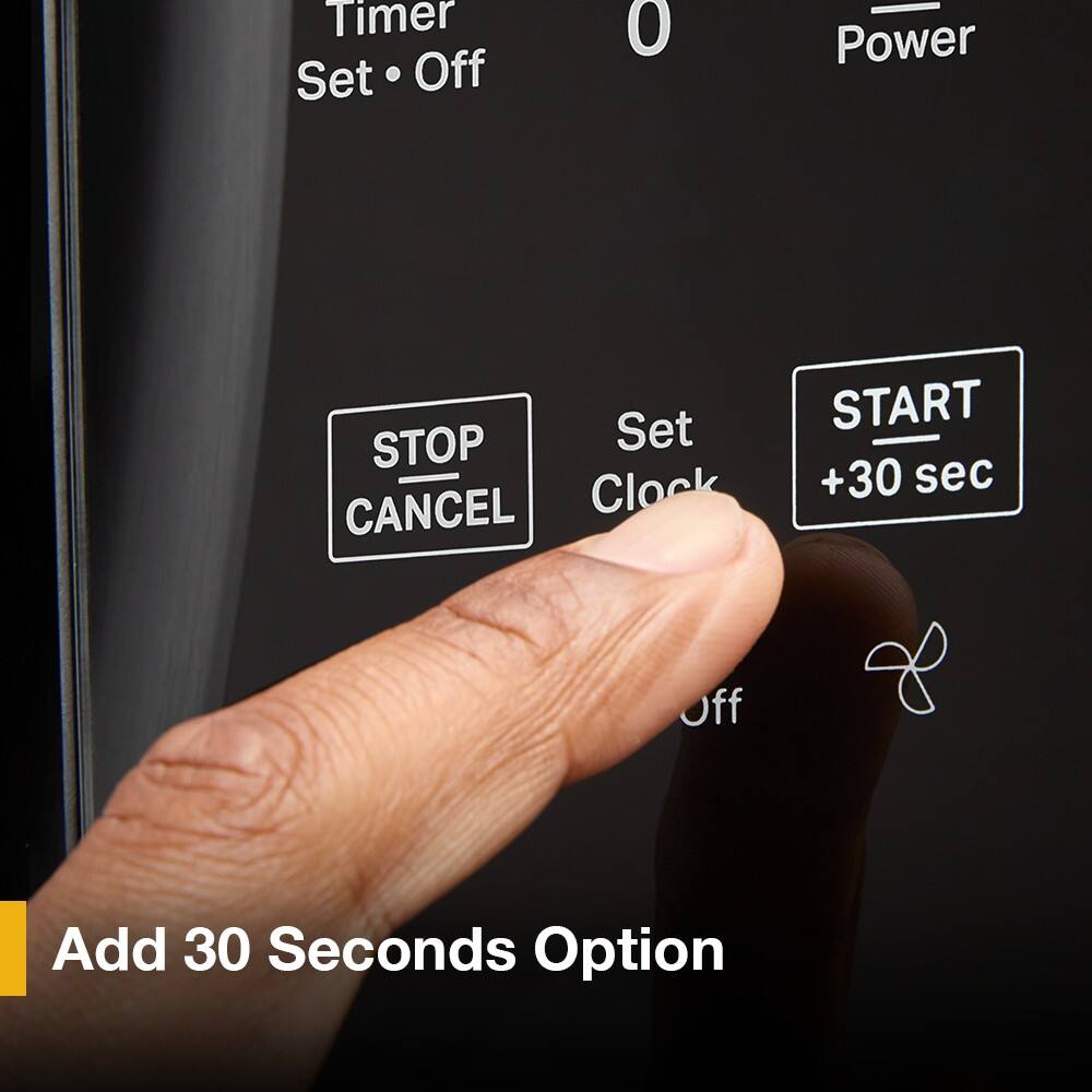 Timer Set Off  
0  
Power  
STOP CANCEL  
Set Clock  
START +30 sec  
Add 30 Seconds Option