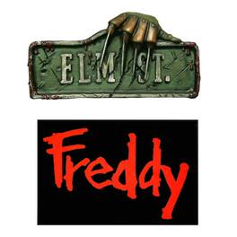 Rubies - A Nightmare on Elm Street 2-Piece Halloween Sign Accessory Set - Red