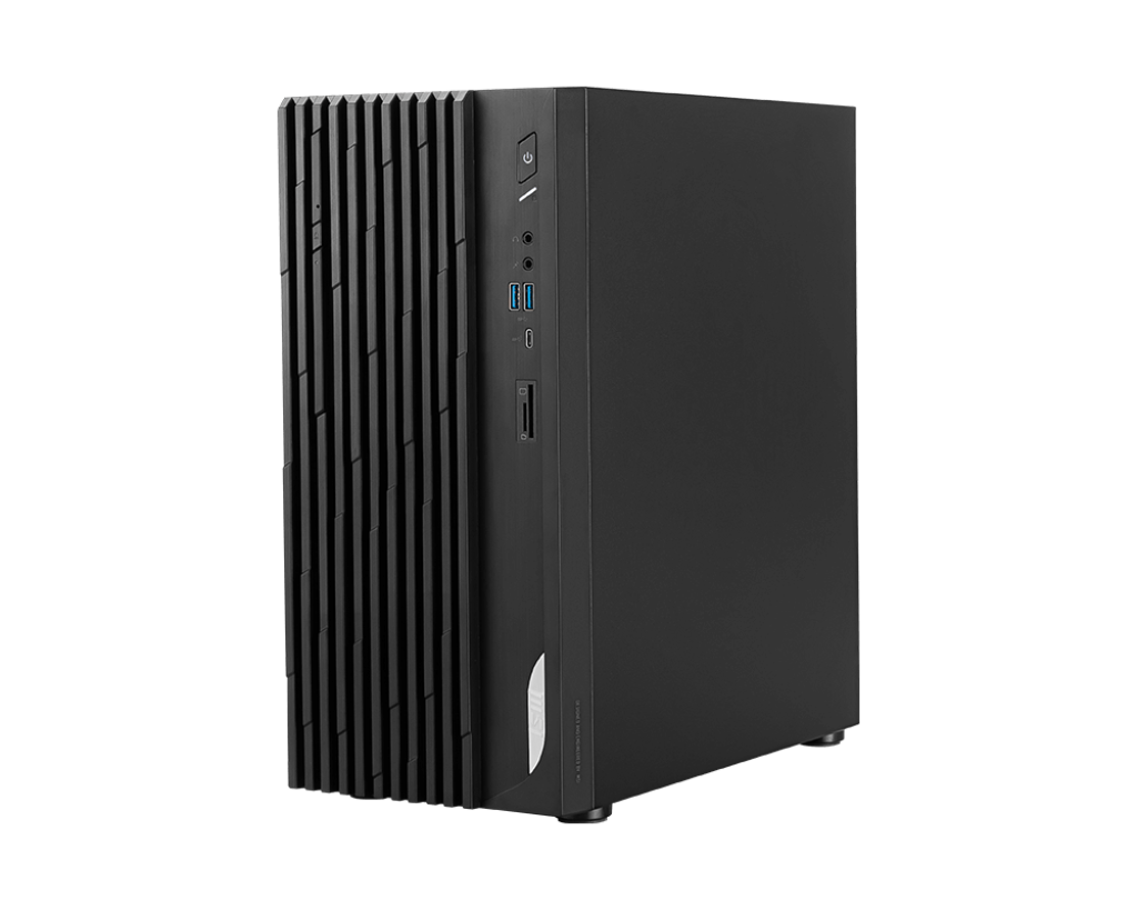 Angle. MSI - MSI PRO DP180 14th PRO DP180 14ANVL-1023US Desktop Computer - Intel Core i5 14th Gen i5-14400F - 16 GB - 1 TB SSD - Black.