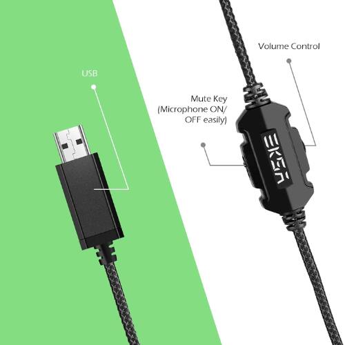 Volume Control USB Mute Key (Microphone ON/OFF easily)