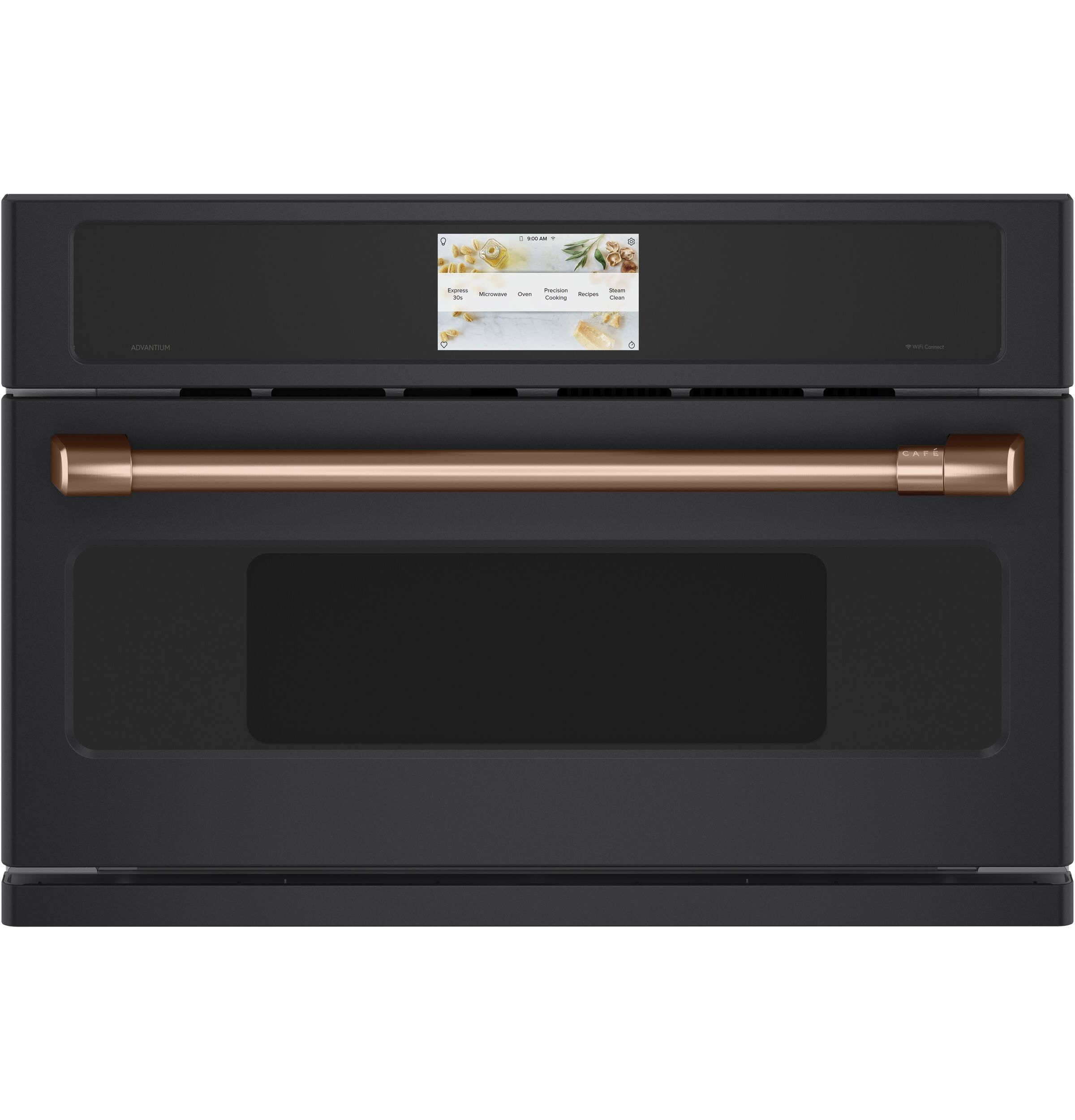 Alt View 31. Café - 1.7 Cu. Ft. Convection Built-In Microwave with 120V Five in One Advantium Technology - Matte Black.