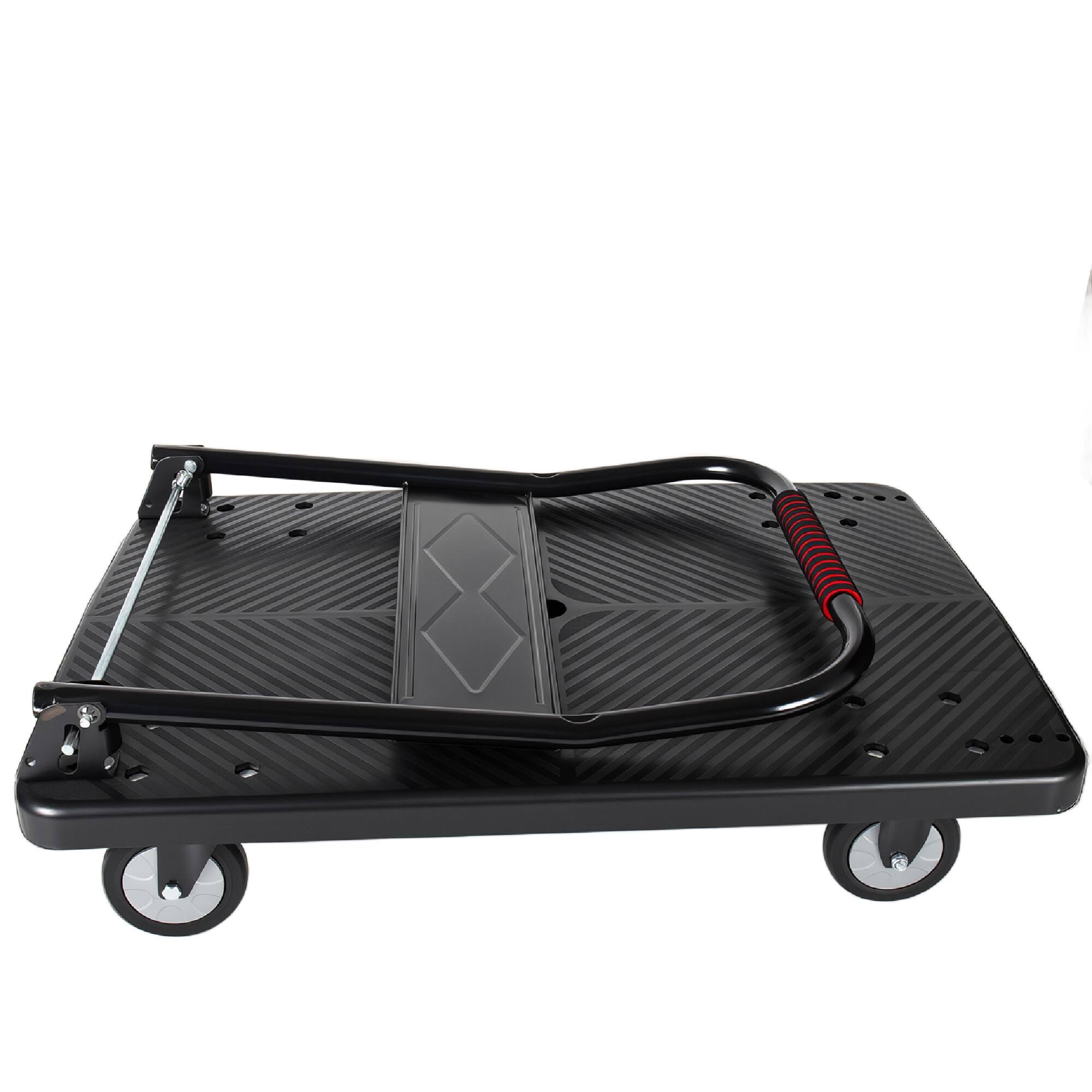 Alt View 1. LOVMOR - 35.75 x 24 in. Foldable Platform Truck with 5 in. Wheels, 660-Lb Capacity - Black.