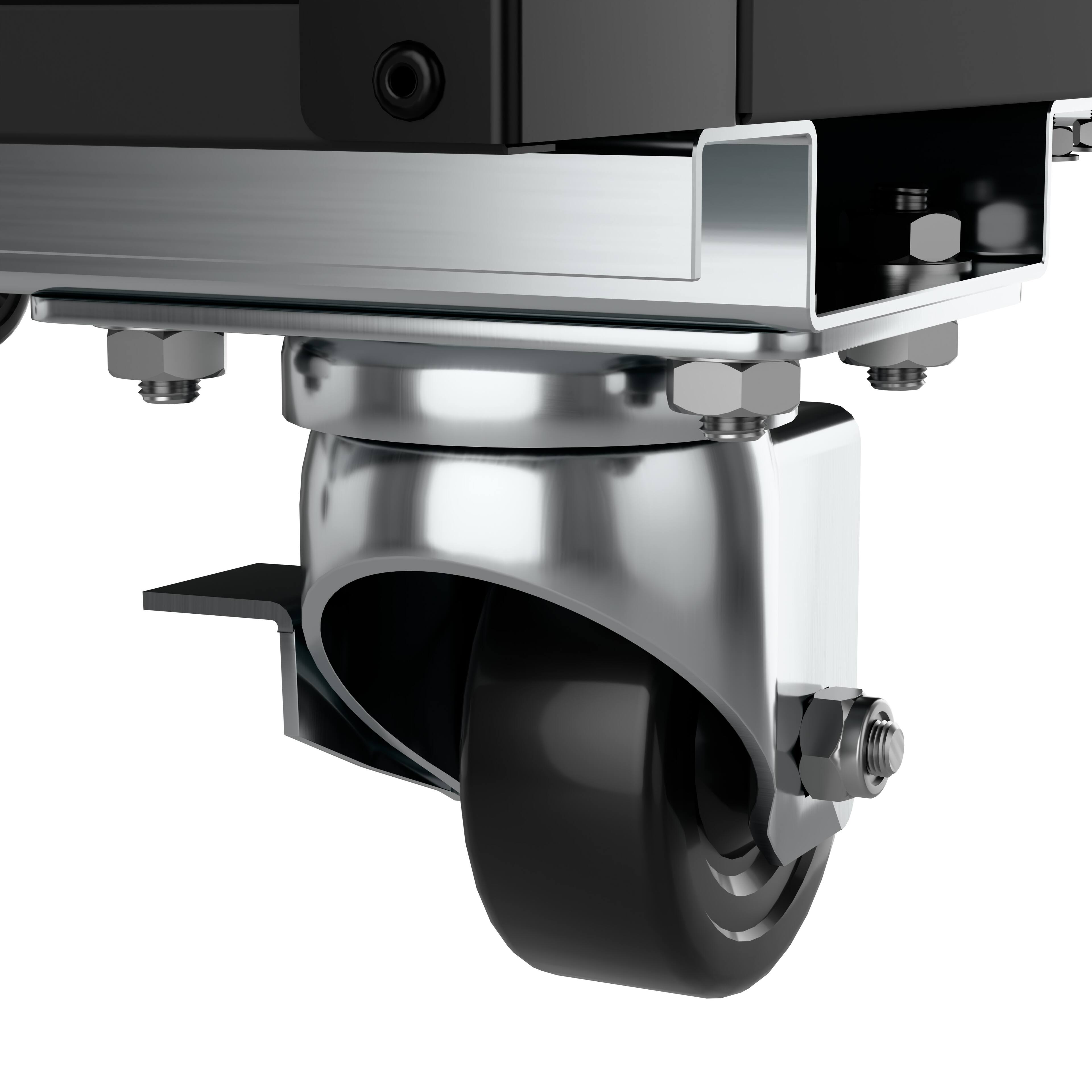 Alt View 6. Koolmore - 28 in. One-Door Merchandiser Refrigerator - 23 Cu Ft. MDR-1GD-23C - Black.