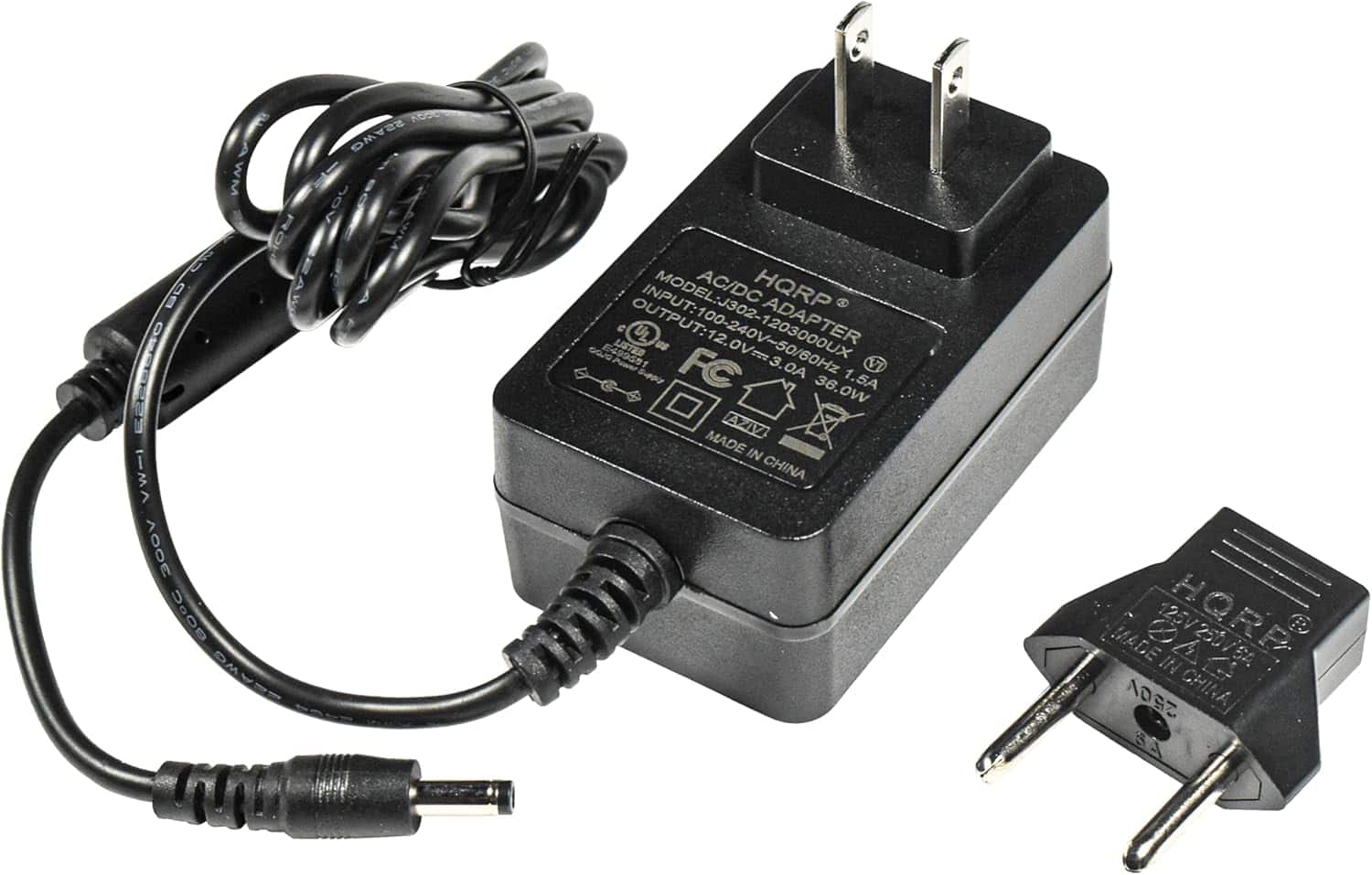 HQRP - 12V Charger for Pill XL Portable Bluetooth Speaker B0514 DYS404-120300W Pill-XL PillXL by Dre Pill PillXL PillXL