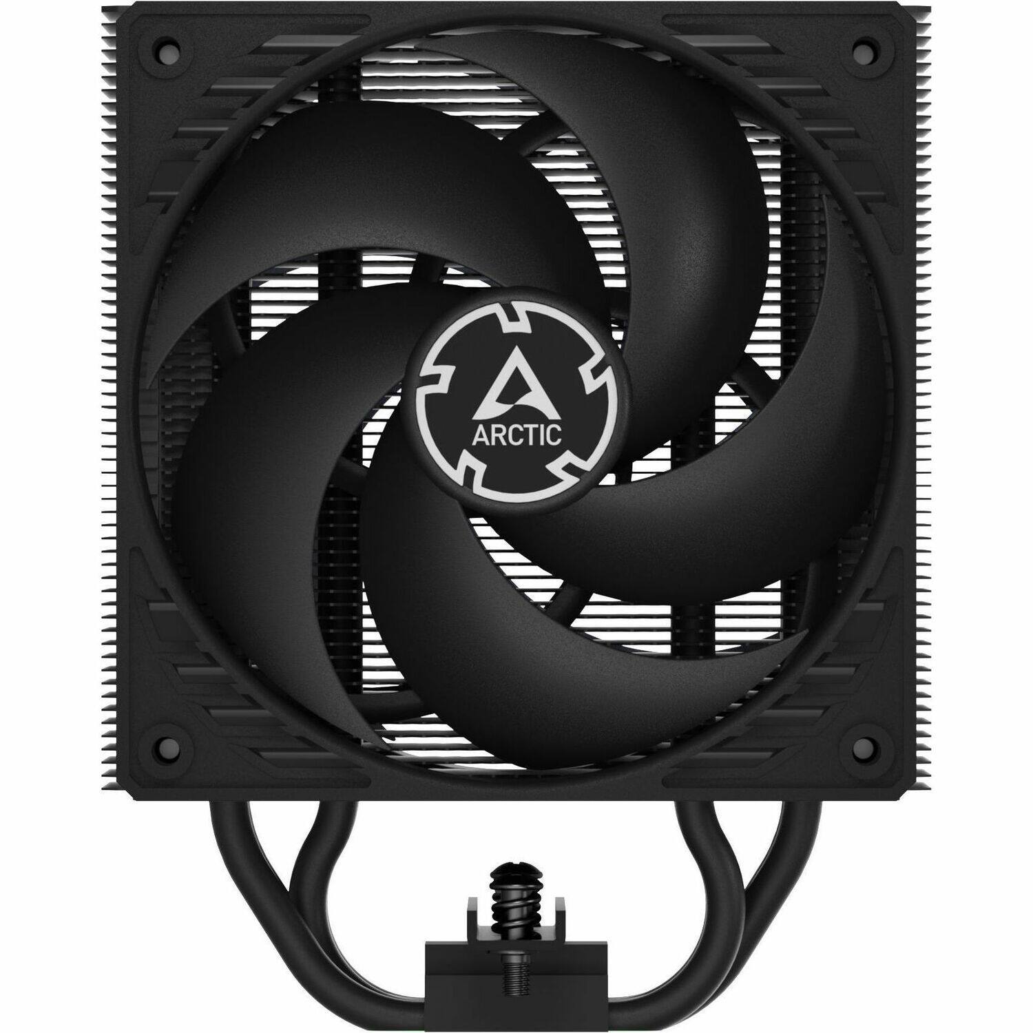 Front. Arctic - Freezer 36 (Black) Multi Compatible Tower CPU Cooler - Black.