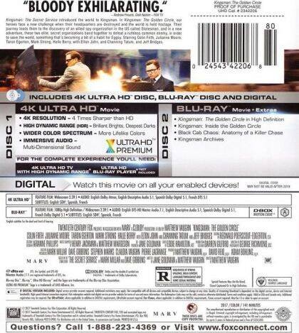 Alt View 1. Kingsman: The Secret Service (4K / Blu-ray + Digital).