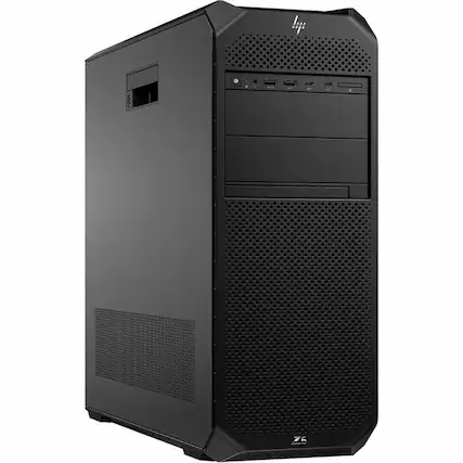 Front. HP - HP Z6 G5 Workstation - 1 Xeon w5-3435X - vPro Technology - 32 GB - 512 GB SSD - Tower - Black - Smart Buy - Intel W790 - Black.