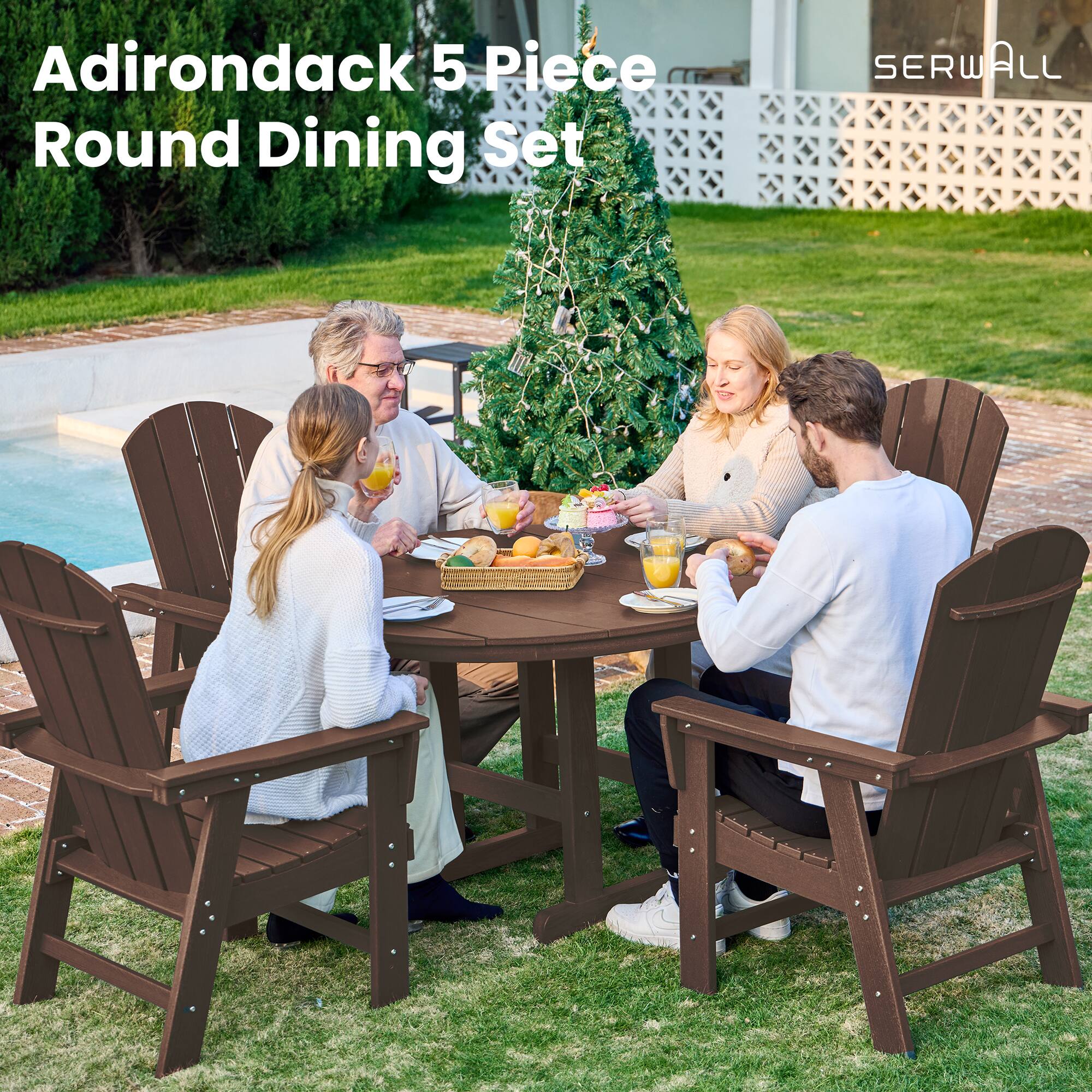 Adirondack 5 Piece Round Dining Set

SERWALL