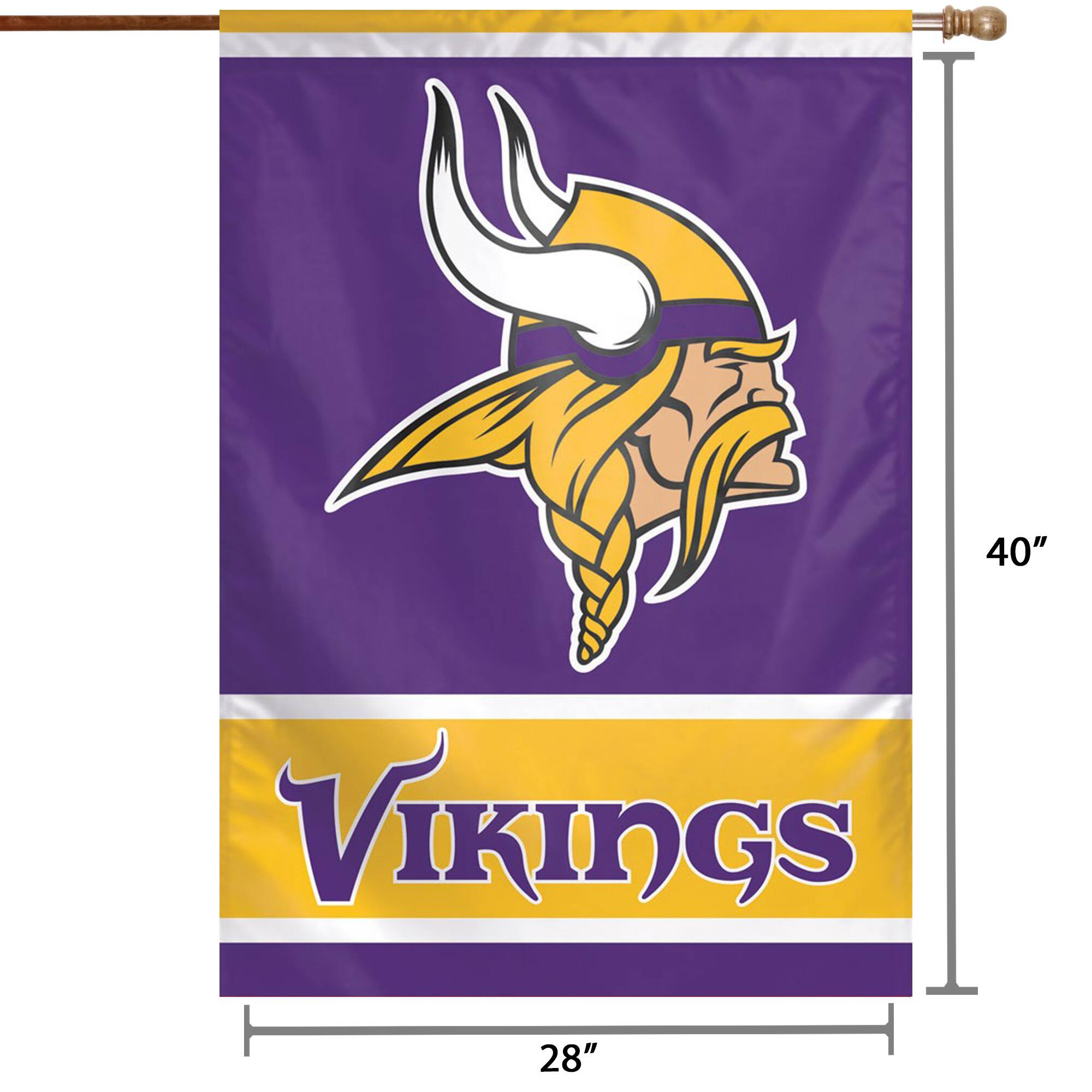 40" x 28" Vikings