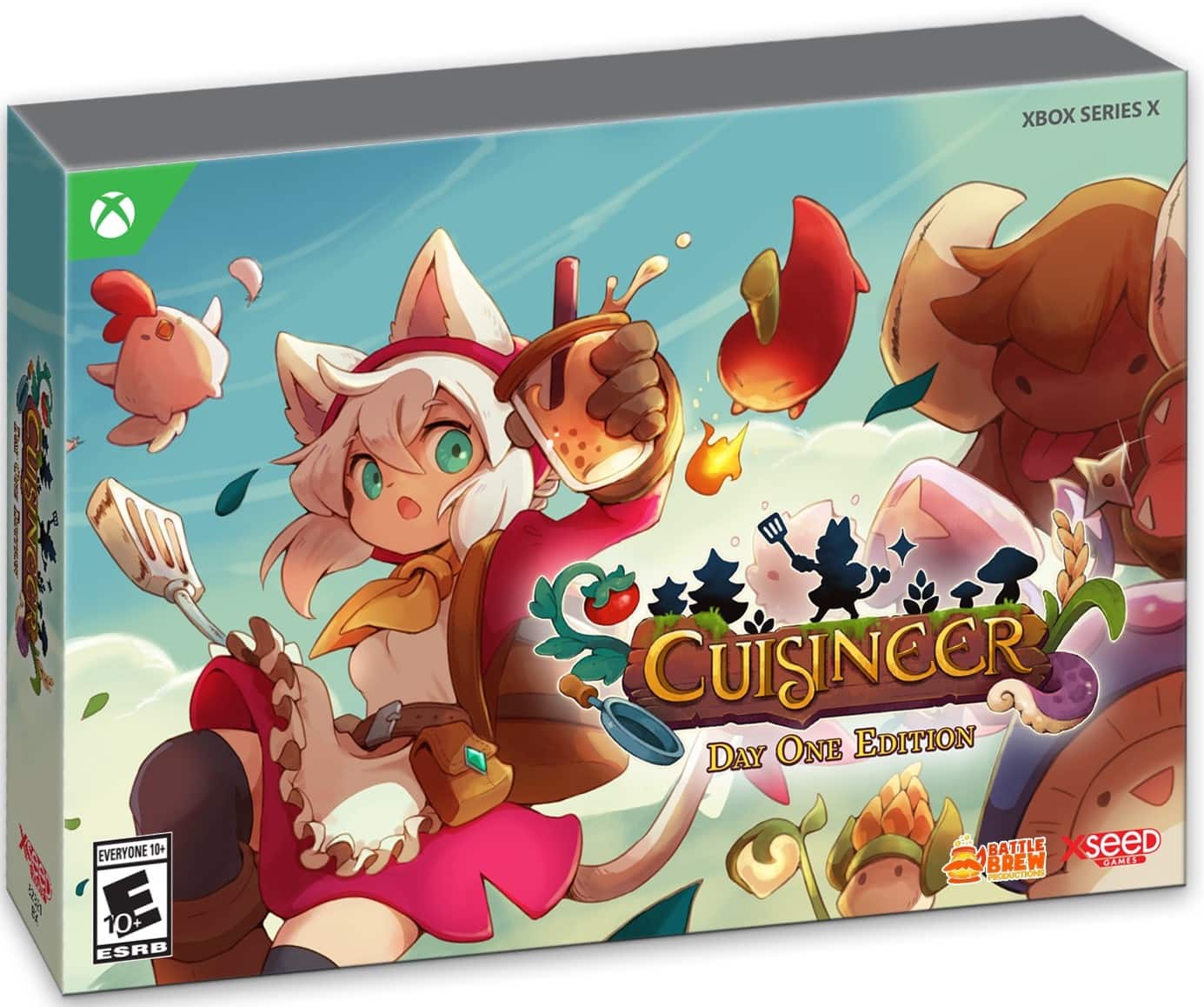 Series X Xbox Series X. Everyone 10+. 5 D 10+. ESRB Cuisineer Day One Edition - Battle Brew.