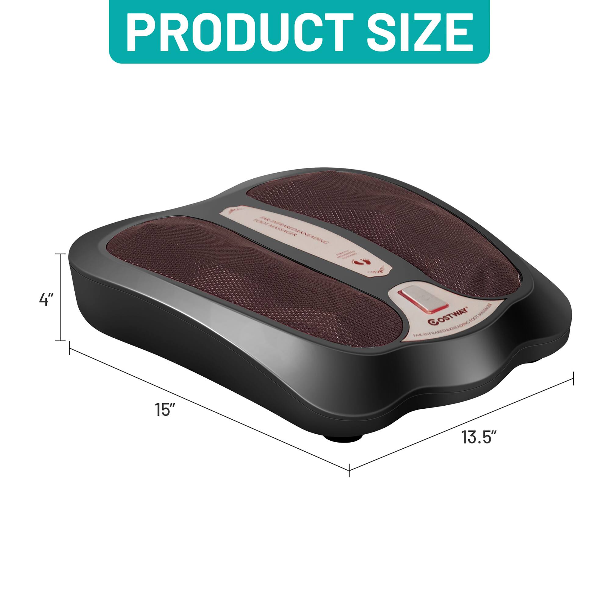 PRODUCT SIZE: 4" x 15" x 13.5"