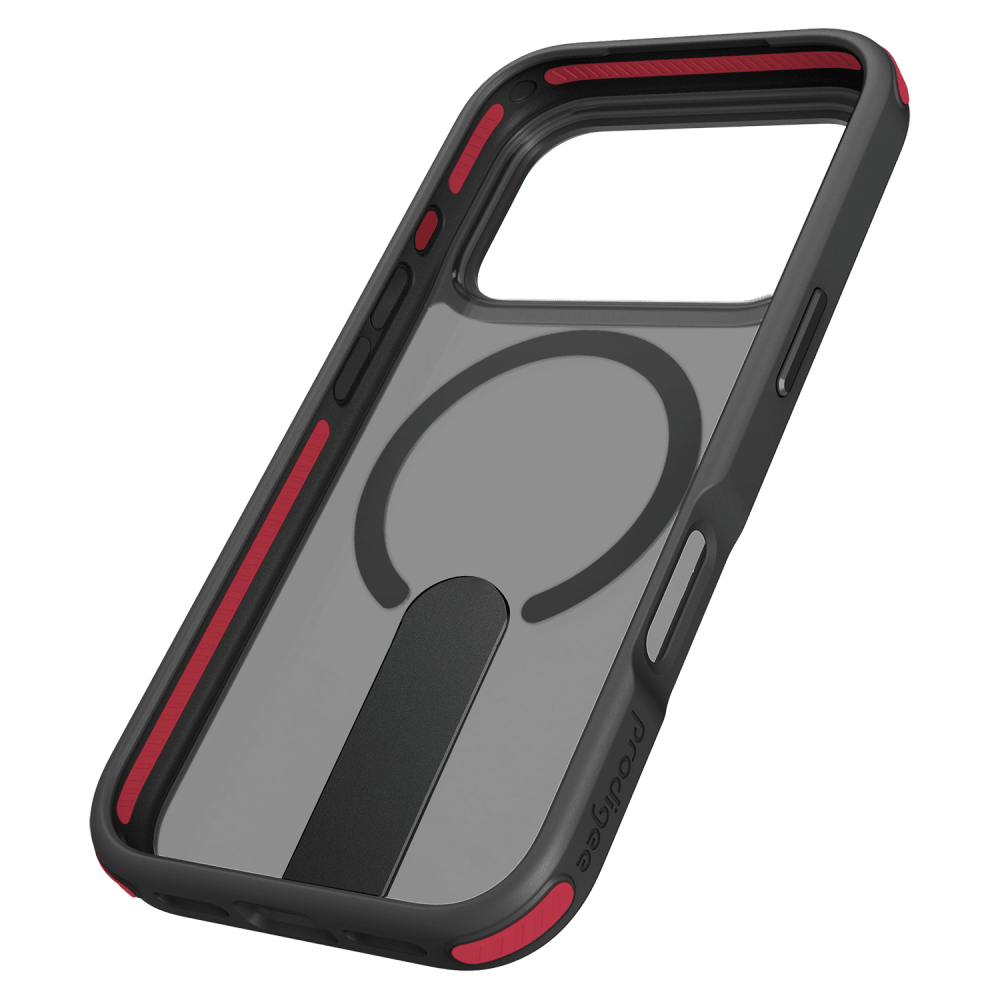 Alt View 4. Prodigee - Formula K1 Kickstand Case for MagSafe for Apple iPhone 17 Pro - Smoke.