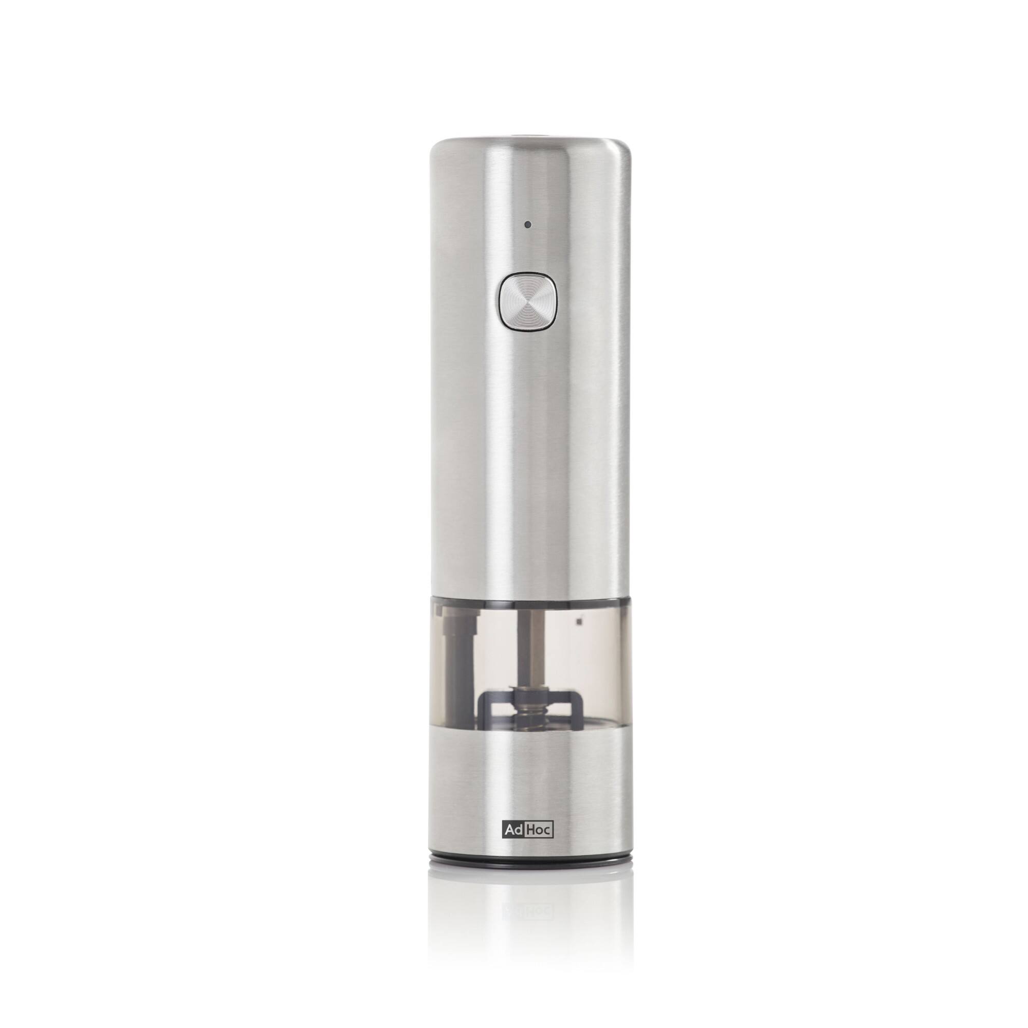 Alt View 8. Ad Hoc - i.Mill Electric Salt & Pepper Grinder, Stainless Steel - Silver.