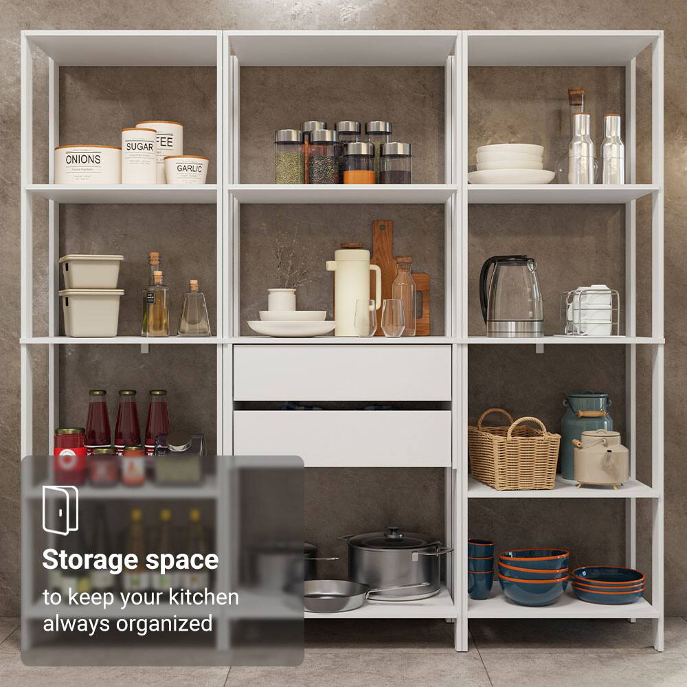 ONIONS SUGAR FEE GARLIC

Storage space to keep your kitchen always organized