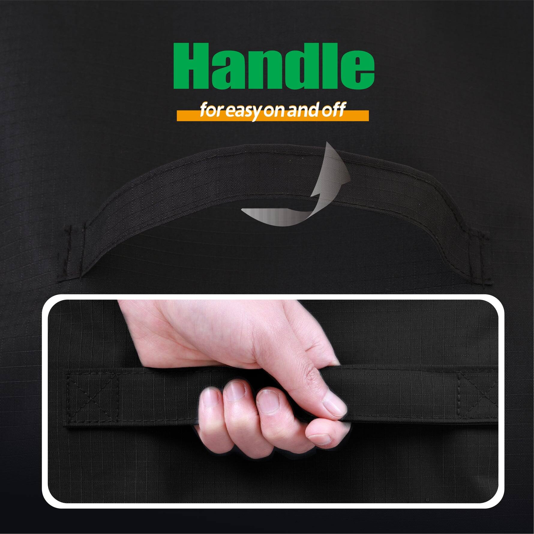 Handle  
for easy on and off