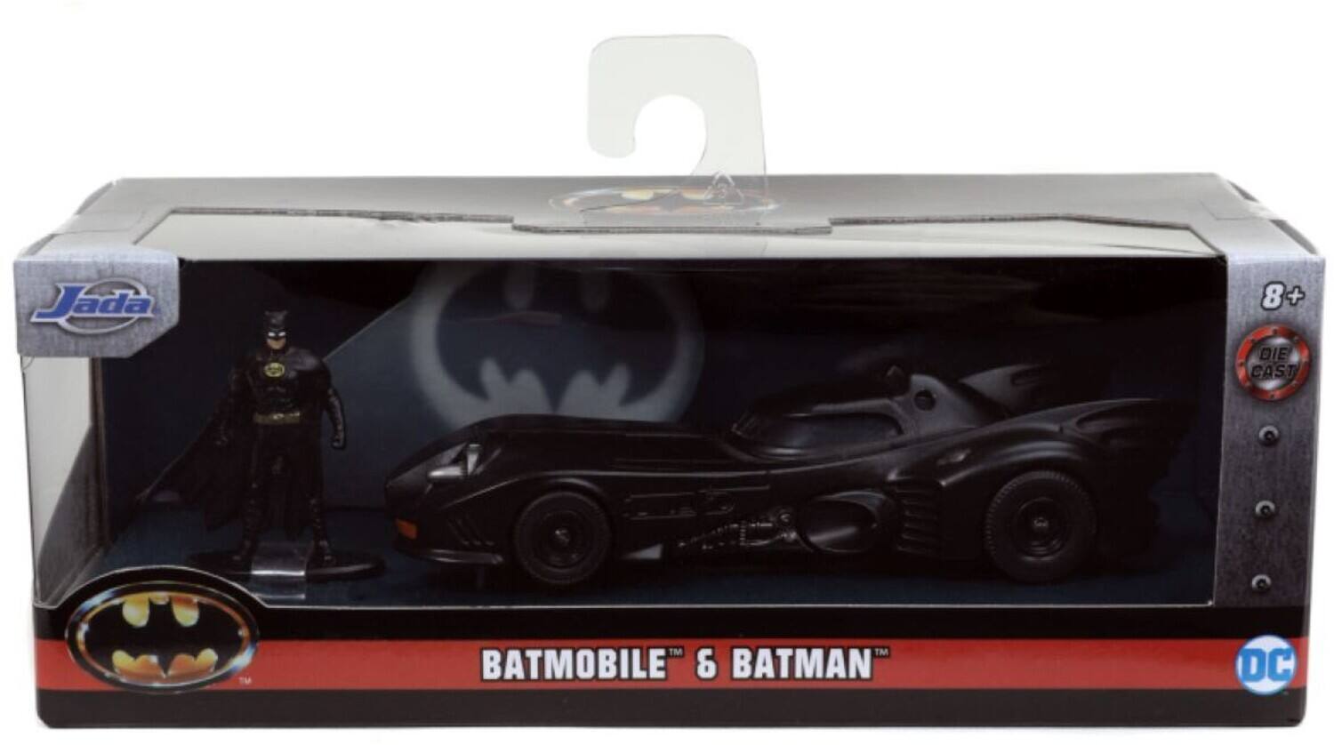 Jada Toys - 1:32 1989 Batman Batmobile with Batman Figure - Collectibles - Multicolor