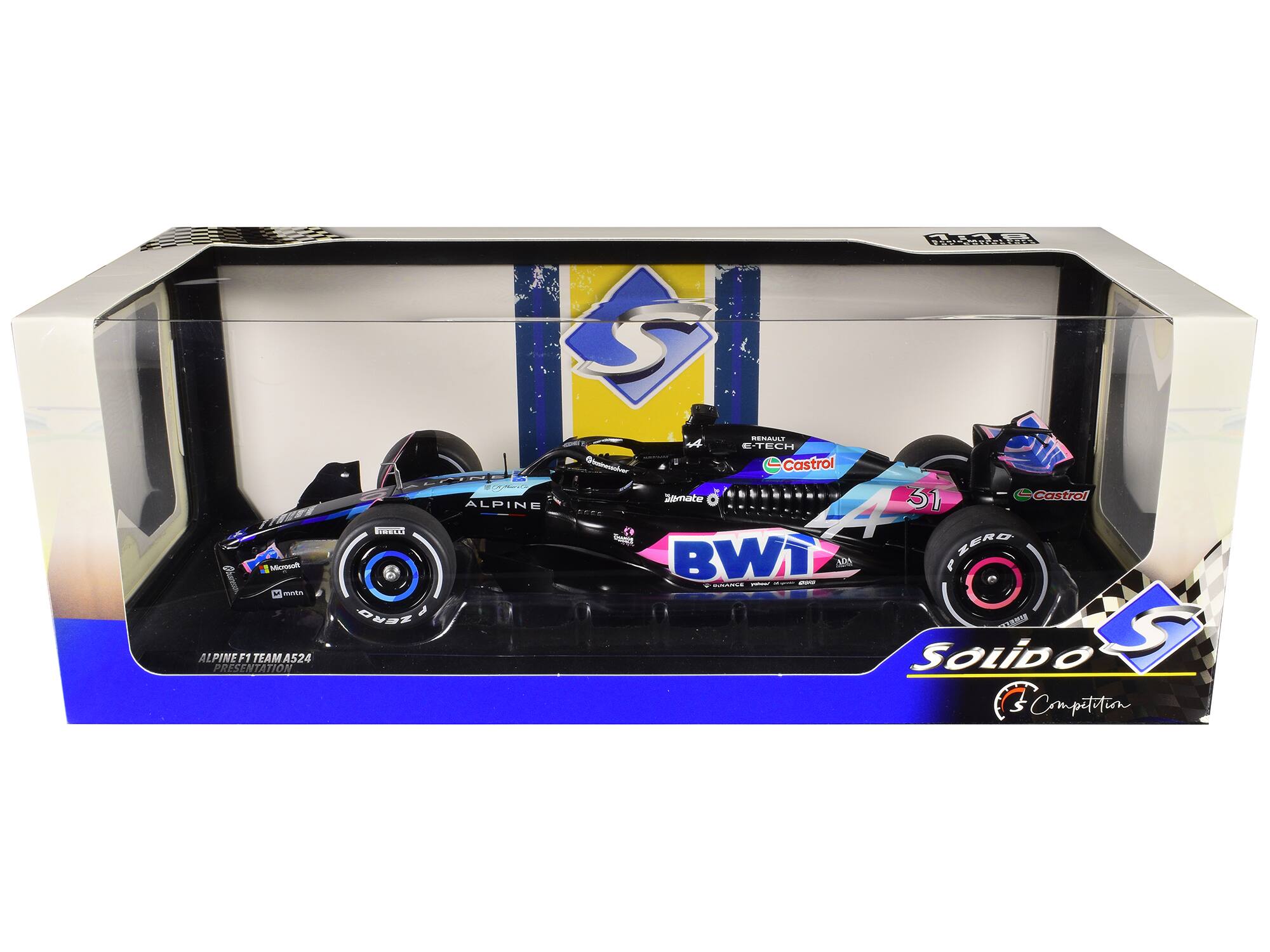 N - Ciano a marrone  
ALPINE F1 TEAM A524 PRESENTATION  
ALPINE TEE ZERO d PEMAUL ETECH  
Castrol Semate 31  
Castrol C no ZERO  
BW1  
S SOLIDO s Competition