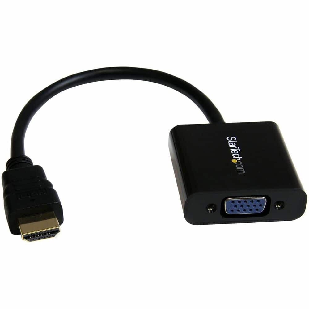 StarTech.com - HDMI to VGA Adapter - 1080p - 1920 x 1080 - Black - HDMI Converter - VGA to HDMI Monitor Adapter
