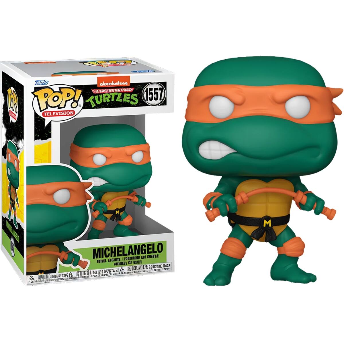 Funko - Pop! TMNT: Michaelangelo with Nunchucks - Multicolor